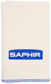 Saphir - Made in France 3 Pieces Polishing Cloths White
