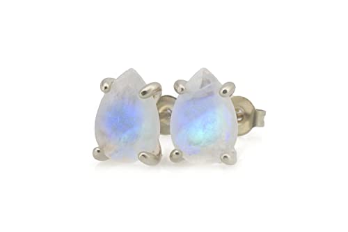 Pierre de lune boucles d'oreilles personnalisables fait main mode femme