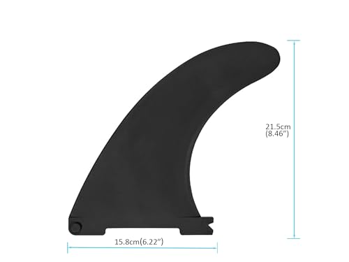 bohally Replacement Paddle Board Lock Fin Inflatable SUP Stand Up Paddle Board Accessory Quick Lock Fins - Choose from Center Fin/Side Fins - Thumbnail 2