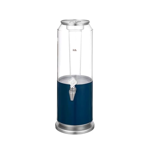 Dispensador de cerveza con núcleo de hielo, dispensador de bebidas de gran capacidad de 3 litros, torre de cerveza, barril de cerveza, dispensador de alcohol con tubo de hielo y luz LED para el hogar