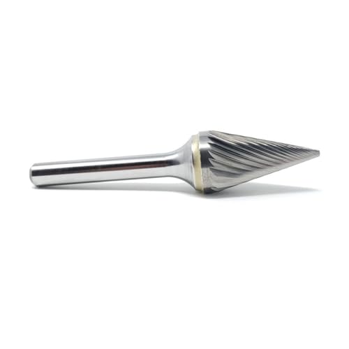 Fresa carburo corte sencillo SM-6 5/8" x 1" mango 1/4" miniatura 1