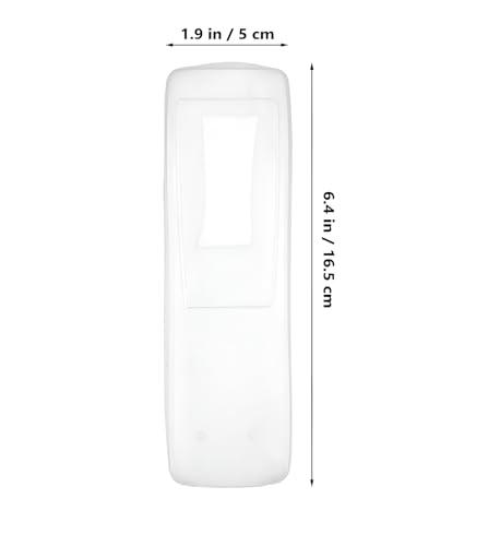 Image of Mshine Remote Protective Silicone Cover Translucent Silicone Anti-Slip, Dust Waterproof Scratch-Resistant Protection Universal Flexible Fit for AC Remote Cover (Small) (16Cm x 5cm) Pack of 1