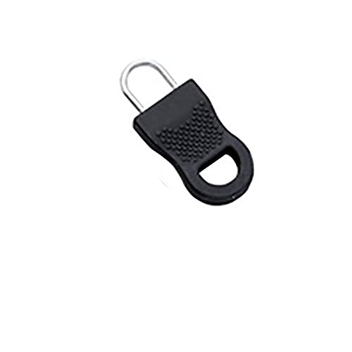 Cordones de cremallera universales desmontables en color negro juego de 3 piezas de 3,4 mm para bricolaje