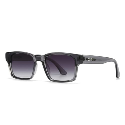 Lunettes de soleil UV400 carrées rétro MUTYNE à rivets pour homme et femme
