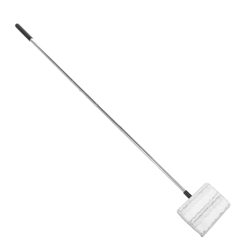 Unomor Rearview Mirror Wiper Rear View Mirror Car Wash Mop Mini Squeegee Car Mirror Squeegee Car Window Cleaner Car Windshield Cleaner Brush Squeegee Small Stainless Steel Rubber Black