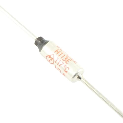 Fusible thermique SFH113E TF 10A 250V avec bornes axiales pour appareil électrique x10