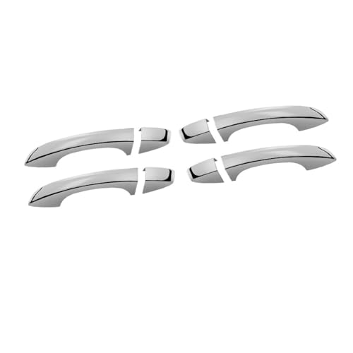 Garniture de poignée de porte de voiture pour Q3 finition chromée argentée durable