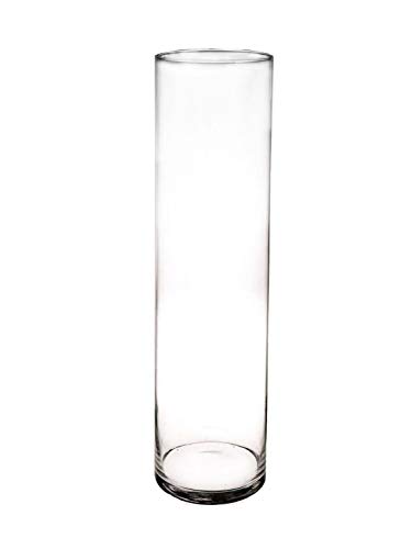 INNA-Glas Große Glasvase Zylinder Sanya AIR, klar, 60cm, Ø15cm - Hohe...