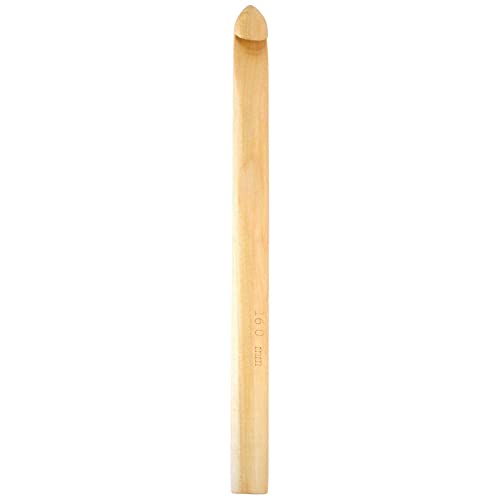 JubileeYarn Jumbo Birch Crochet Hook - US Q (16mm)