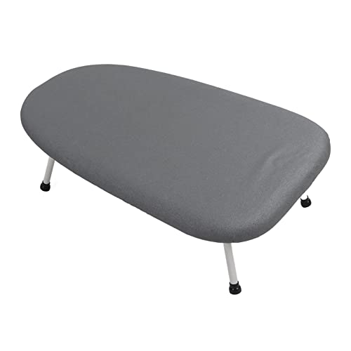 Table à repasser de bureau pliable portable, petite planche de repassage gain de place argent