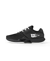 Wilson Bela Tour Herren-Padel-Schuhe, Klassische Passform, Umweltfreundliche Materialien, Dynamische Beweglichkeit, Überragende Unterstützung, Schwarz, Größe 9