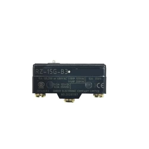 Microinterruptor RZ-15G-B3 de alta sensibilidad y contactos rápidos para automatizar