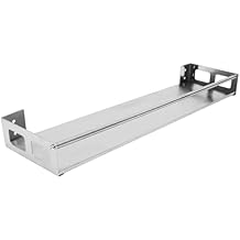 Detachable Stainless Steel Wall Mount Spice Rack Organizer Multipurpose Kitchen Shelf for Pantry Storage No Drill Installation Wall Spice Rack Holder for Jars and Bottles