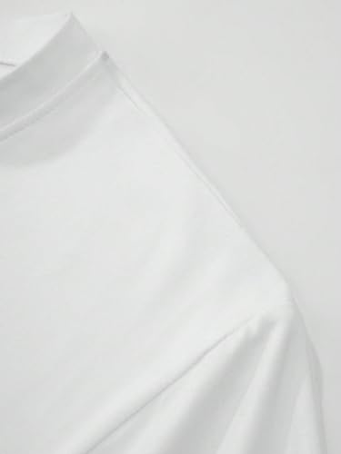 Image of SOLY HUX Girls T Shirt Letter Graphic Short Sleeve Crewneck Summer Tee Plain White 11Y