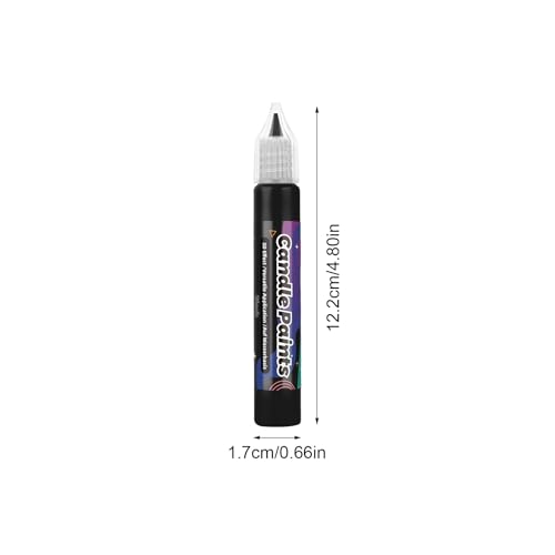Kit de pintura para velas con plumas de 18 colores: herramientas de arte DIY 6