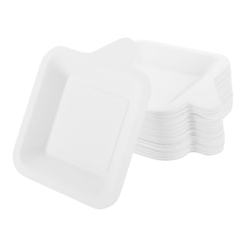 SAFIGLE 40 Piezas Platos Desechables para Fiesta Platos de Pastel Ecológicos Resistentes y Seguros para Cumpleaños