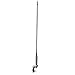 Prostick Fiberglass CB Antenna with Single Groove Mirror Mount & Stainless Steel Spring - 1000 Watt Durable Radio Antenna, Studs, Heavy Duty Springs – 2 Foot Antenna in Black Color