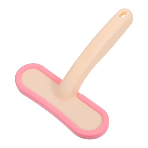 Mikikit Rabbit Grooming Brush for Bunny Silicone Pet Comb for Grooming Guinea Pigs Hamster Massage Tool Hair Removal Brush for Chinchilla Soft Silicone Bristles Pet Hair Removal Tool