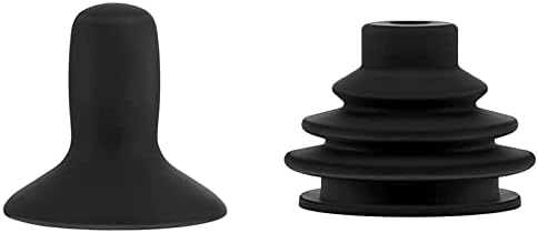 Universal Knob and Gaiter for Wheelchair Joystick Controller, Wheelchair Joystick Button Cap for Mobility Scooter Electric Drive Wheelchair Accessories, Black