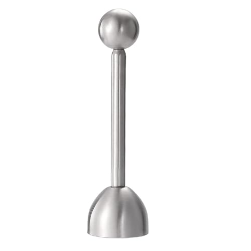 Sharelove Egg Topper for Boiled Eggs, Stainless Steel Egg Peeler for Hard Boiled Eggs, Beautifully Egg Cracker Tool for Egg Shell Remover Opener Soft Hard, Portable Kitchen Gadgets (Gray)