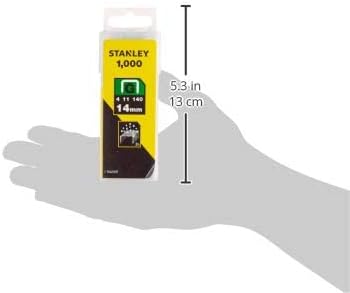 Stanley 1-TRA709T Type G Staples (1000 piece), Silver