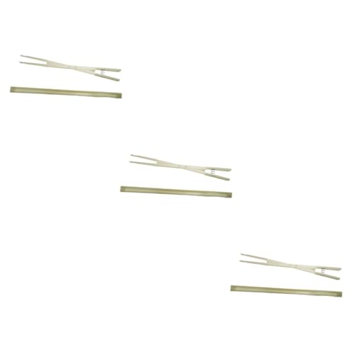 Abaodam 3pcs Essential Piano Tuning Parts Nylon Mute Clamp for Treble Mediant Mute Tools Random Color