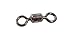 Spro SPSB-08-10 Power Swivel, Black, 50-Pound, 10-Pack