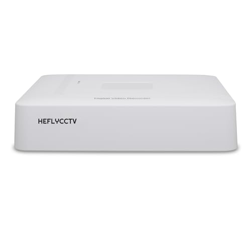 HEFLYCCTV 8 Canales 5M-N/1080N DVR de Seguridad 5-en-1 Híbrido AHD Analógico TVI CVI CVBS IP CCTV Vigilancia Videograbadoras Digitales Detección Humana,Sin Disco Duro