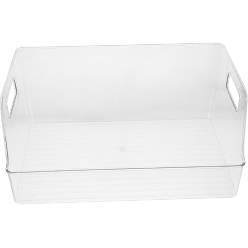 Beaupretty 大容量透明デスクブックオーガナイザー 書類整理 収納ボックス ファイルホルダー付き マガジンホルダー 机上書籍収納ケース 学習と