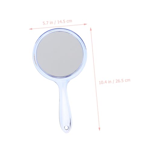 3 espejos de maquillaje compactos de doble cara miniatura 3