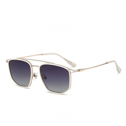 Lunettes de soleil polarisées vintage C7 pour hommes et femmes avec protection totale UV400