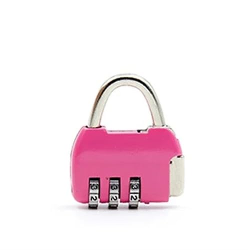Cadenas à combinaison mini serrure sac de voyage sac à dos rose - 2