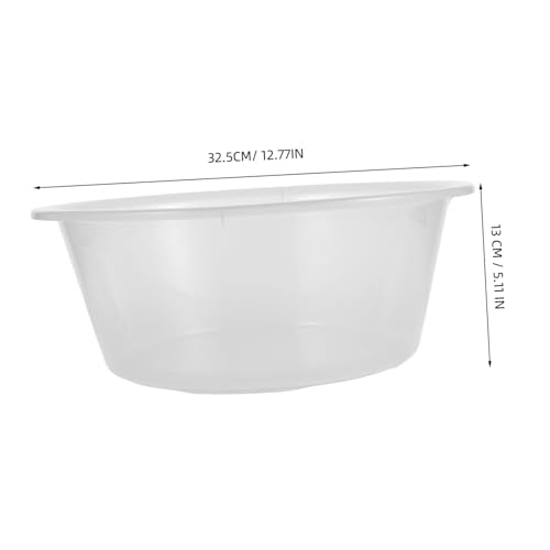 Mikinona balde para remojo de pies grande transparente miniatura 2