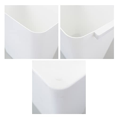 Caneca de basura blanca rectangular 4.5 galones 3 unidades miniatura 3