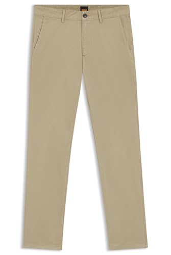 Boss Mens Chino Slim Slim-fit Chinos in Stretch-Cotton Satin