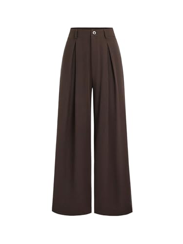 SOLY HUX Damen Lange Hose Elegant Palazzon Hosen Office Casualshose...