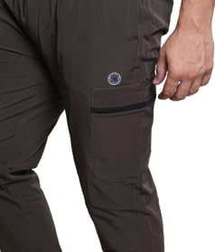 Image of Track Pant for Men - Polycotton Joggers, Gym Pants & Lowers for Men with Adjustable Waist, Moisture-Wicking Fabric & Pockets - Cargo & Ideal Sports Pajamas for Workout & Casual Wear