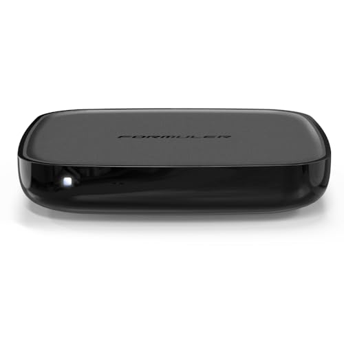 Formuler GTV 4K UHD Android 9.0 TV IP lettore multimediale H.265 HEVC, 16 GB Flash, 2 GB DDR4, telecomando Bluetooth, 2.4/5 GHz Dual WLAN, Gigabit LAN, Google Play, MYTV, nero