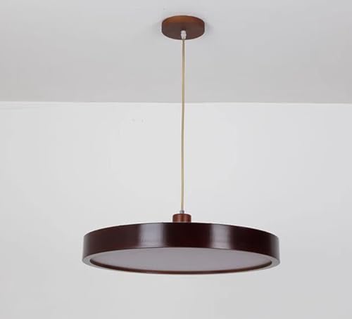 Suspension LED en bois noble au design minimaliste moderne pour salon et chambre - 5