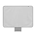 ALHBEJT Monitor Cover for iMac 24 inch, PU Leather & Nylon, Water Resistant, Silver Gray, Dustproof, Scratch Resistant, 360° Protection