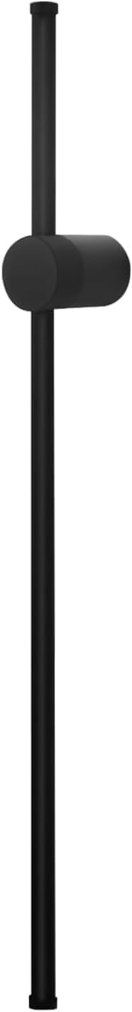 ZMH Aplique de pared LED de 2 piezas para interior - lámpara de pasillo, color negro, 60 cm, diseño moderno, giratorio, para cocina, 3000 K, blanco cálido, luz indirecta de escalera, para salón