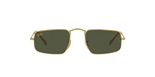 Ray-Ban Unisex RB3957 Julie Rectangular Sunglasses, Legend Gold/Green, 49 mm - image 2