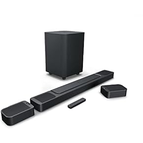 Bluetooth サラウンドスピーカー（1台、収納ケース付き） Amazon.co.jp: サウンドバー - ホームシアターシステム: 家電＆カメラ