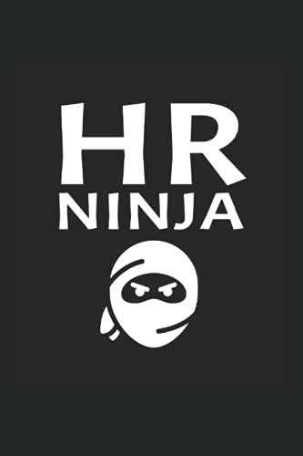 HR Ninja: Wide Rulled Notebook For Human Resources Managers Or Employees