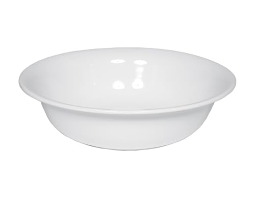 Riess, 0364-033, Waschbecken, Waschschüssel, CLASSIC-WEISS, Durchmesser 40 cm, Höhe 11.5 cm, Inhalt 7.0 Liter, Emaille, weiß, große Schüssel, Induktion, ohne Abfluß