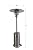 Propane Heater, 46,000 BTU Outdoor Heaters for Patio with Auto-off Safety Protection System, Double-Layer Stainless Steel Outdoor Patio Heater w/2 Wheels for Backyard, Deck, Garden, Porch