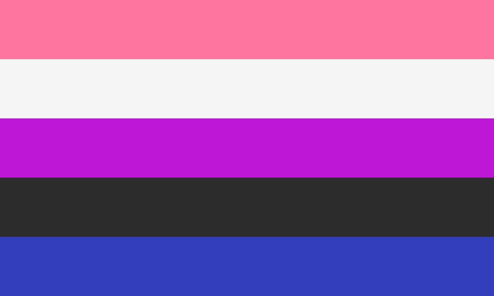 Drapeau large genderfluidity pride idéal pour décorer votre chambre