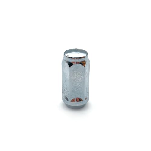 Image of 32PCS M14x1.5 Lug Nuts with Cone Seat 19mm (3 /4 inch) Hex Wheel Lug Nuts Compatible with Chevrolet Silverado Suburban 1500 Ford Expedition F-150 Ram 1500 & More, Chrome