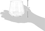 Amazon Basics Tritan BPA-Free Plastic, Dishwasher Safe, Stemless Wine, Shatterproof, 14-oz, Clear, Set of 4