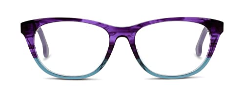 Carrera Women's Ca5547/V Butterfly Prescription Eyeglass Frames, Purple Tortise, 51 Mm #TOP2